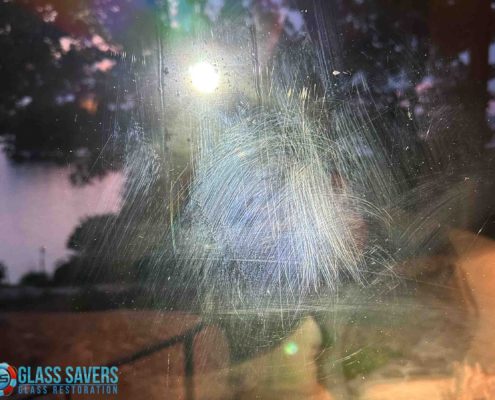 can scratched glass be fixed?
